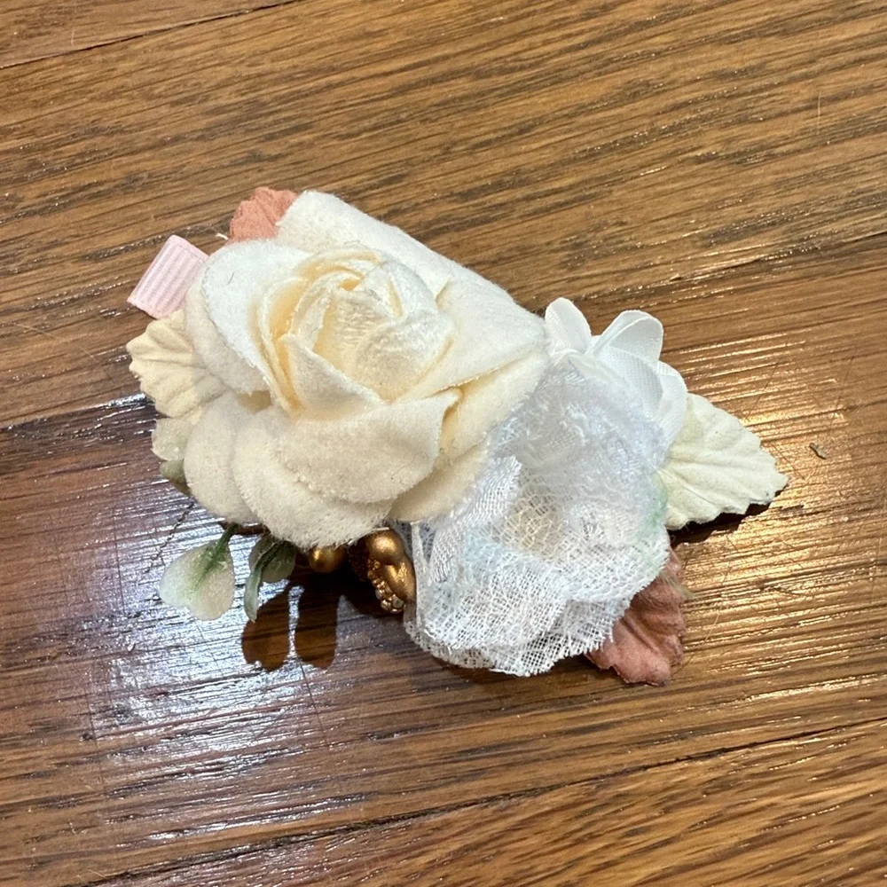 Boho Mini Floral Hair Clips Set for Girls